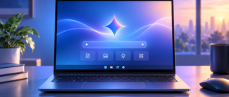 Gemini для Windows: приложение нейросети Google на ноутбуке