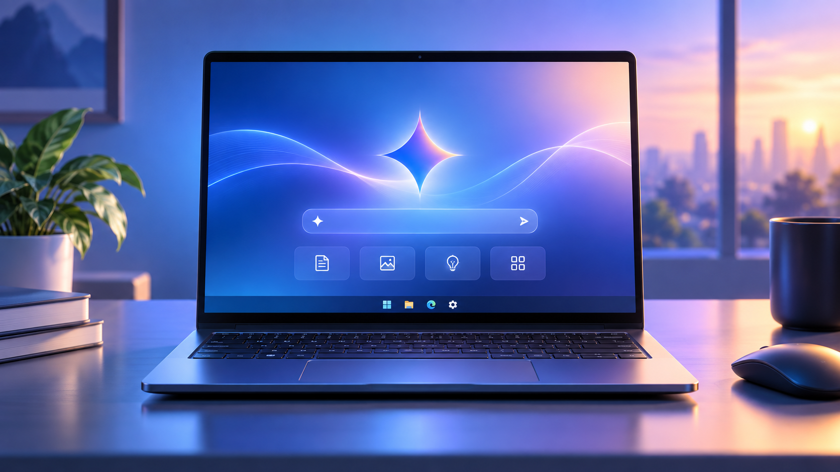 Gemini для Windows: приложение нейросети Google на ноутбуке